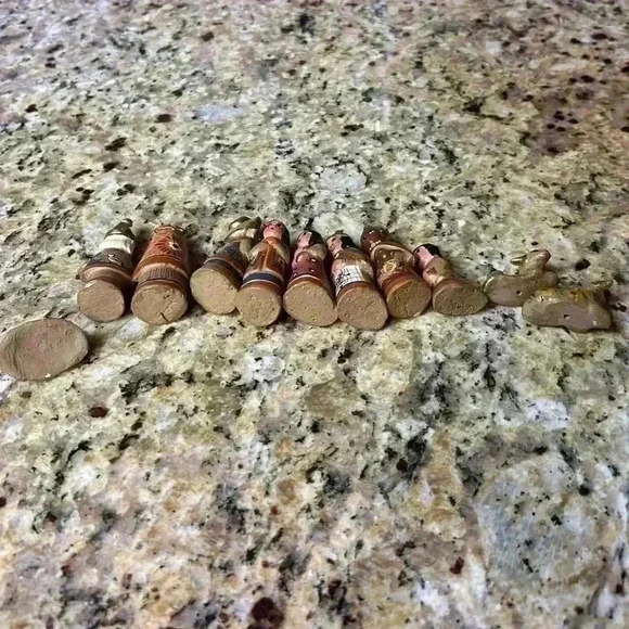 Nativity Scene Set Mexican Hand Painted Pottery Folk Art - Picture 9 of 11